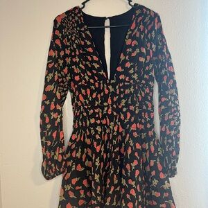Floral Long Sleeve Dress